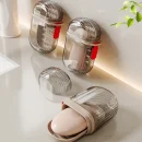 Travel Soap Dish With Drain Water Bathroom Supplies Portable Gadgets For Traveling Holder Container Accessories Home Storage Box