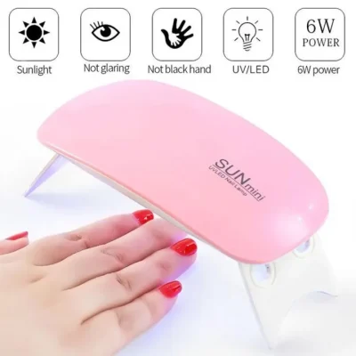 SUN Mini UV LED Nail Lamp – Portable Gel Nail Dryer | Gadgets Ghar