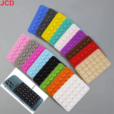Silicone Suction Pad Phone Holder Self-Adhesive Rubber Mat Double Sided Suction Cup Adhesive Rubber Suction Mobile Holder Silicone Suction Phone Case Mobile Suction Holder Pad Anti-slip Mount Phone Cover Self-Adhesive Rubber Mat for All Mobile Devices
