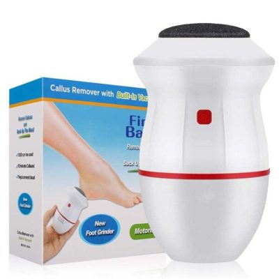 Find Back Callus Remover Built In Vaccum Absorption Electric Foot Grinder With Head Replacement White/Blue