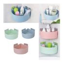 Plastic Wall Mount Triangle Shape Corner Shelf Basket Shower Caddy Rack Storage Shelves Shampoo Holder for Bathroom Kitchen