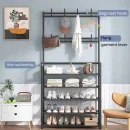 5 Layer Shoes Rack With Hanging Stand