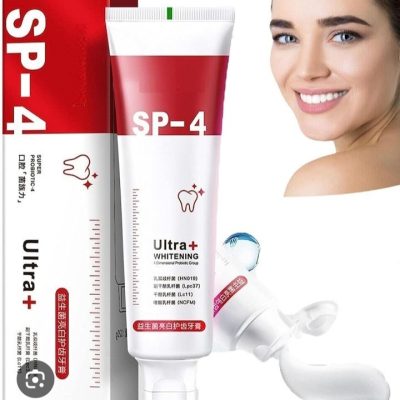 SP-4 Ultra Whitening Probiotic Toothpaste – Natural Teeth Whitening & Long Lasting Fresh Breath