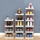 5 layer Removable Stackable Shoe Rack Multi-Layer Shoes Storage Organizer Space-Saving Shoes Shelf Plastic Shoes Cabinets Home Supplies
