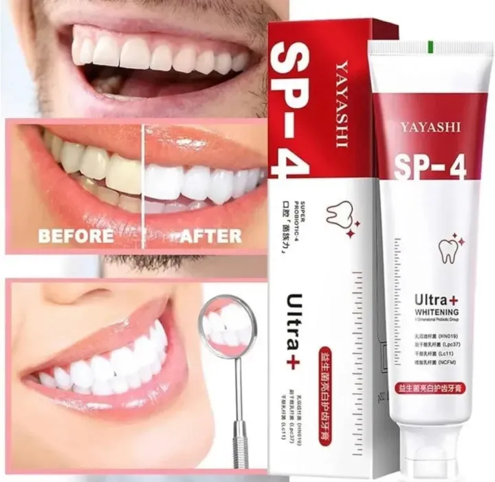 SP-4 Ultra Whitening Probiotic Toothpaste – Natural Teeth Whitening & Long Lasting Fresh Breath - Image 7