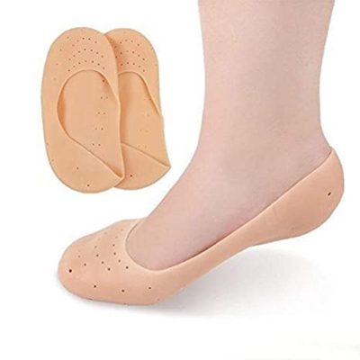Smiling Foot Anti Crack Full Length Silicone Protector Moisturizing Socks Silicone Socks Smiling Foot For Relaxation Protector Moisturizing Socks