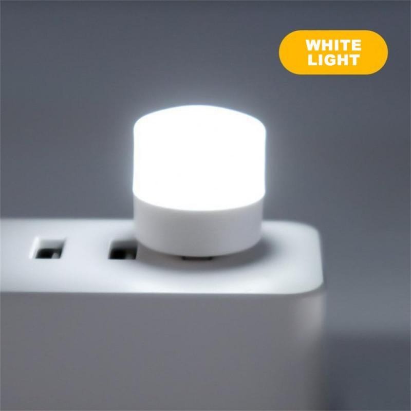Pack of 2 Mini USB LED Light Bulb White