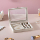 Portable Velvet Jewelry Box | Ring Jewelry Display Organizer