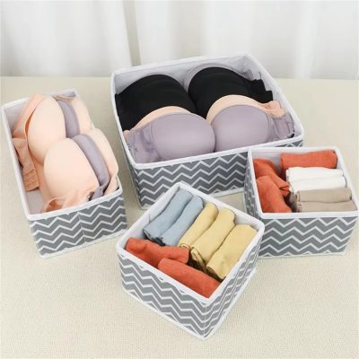 Pack of 3 Drawer Organizers-Wavy