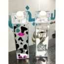 1000 ML milk bottle cow printed (acrylic)